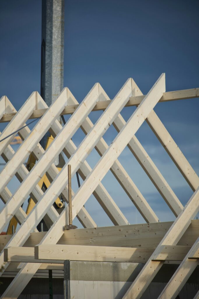Holzbau-Pfettendach Holzbau-Pfettendach